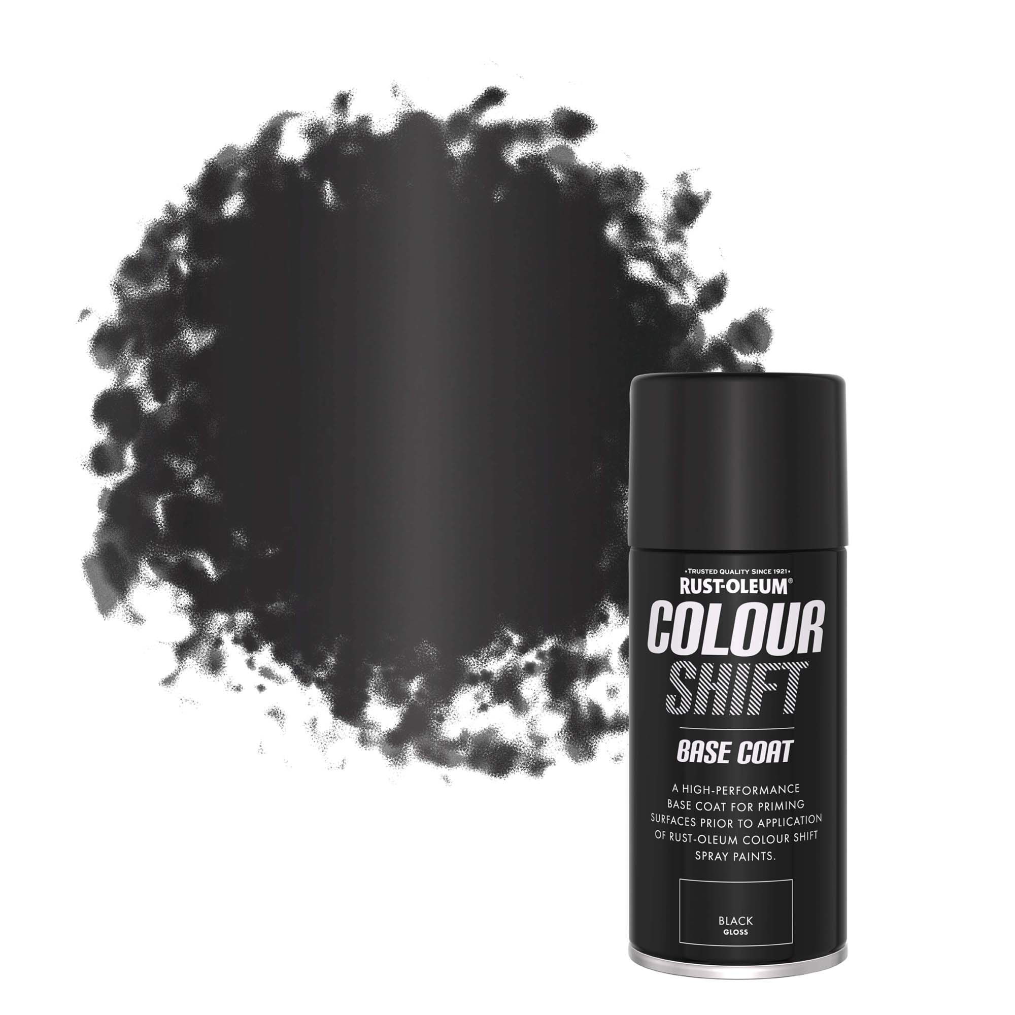 RustOleum Colour Shift Black Gloss Multisurface Basecoat Spray paint