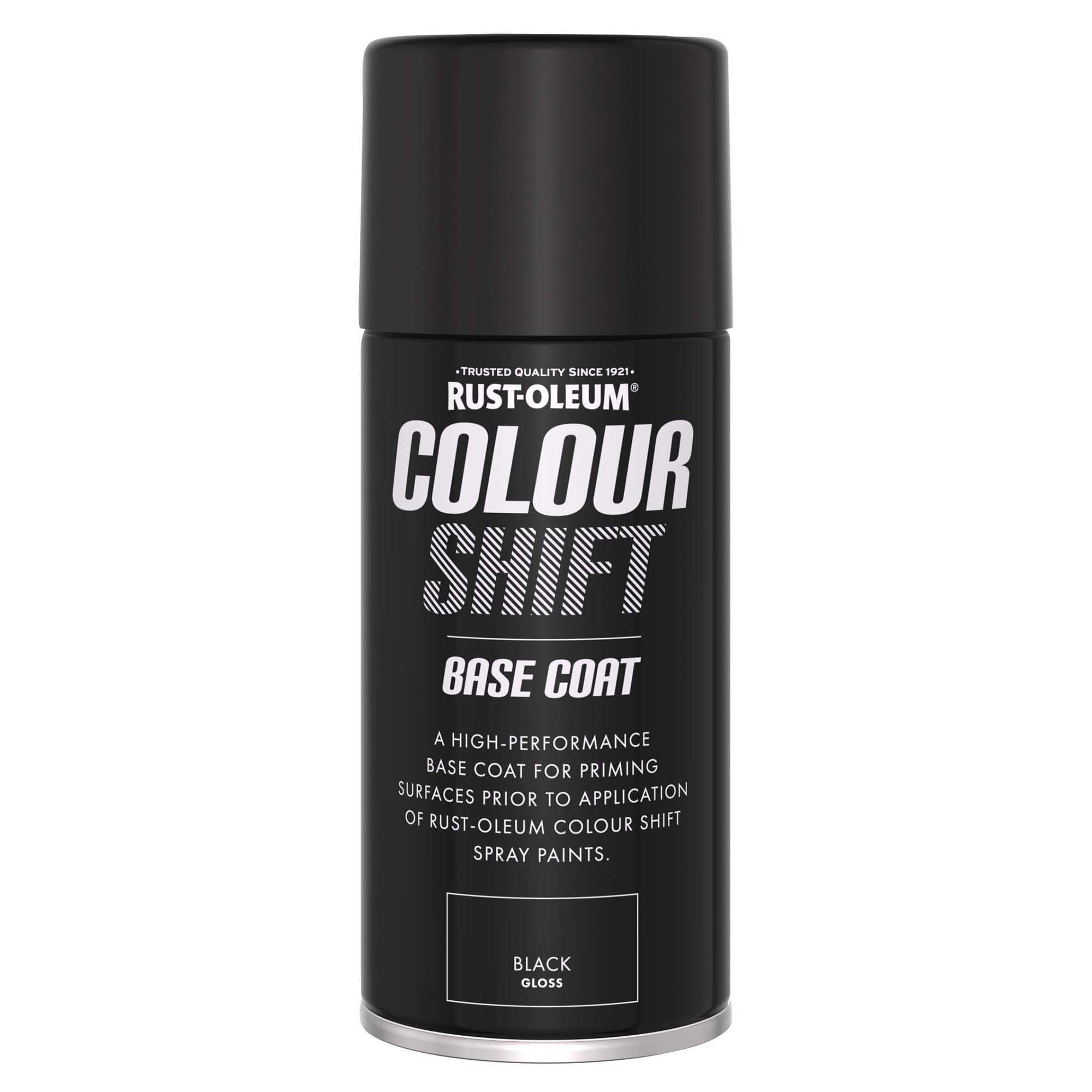 Rust-Oleum Colour Shift Black Gloss Multi-surface Basecoat Spray paint, 150ml