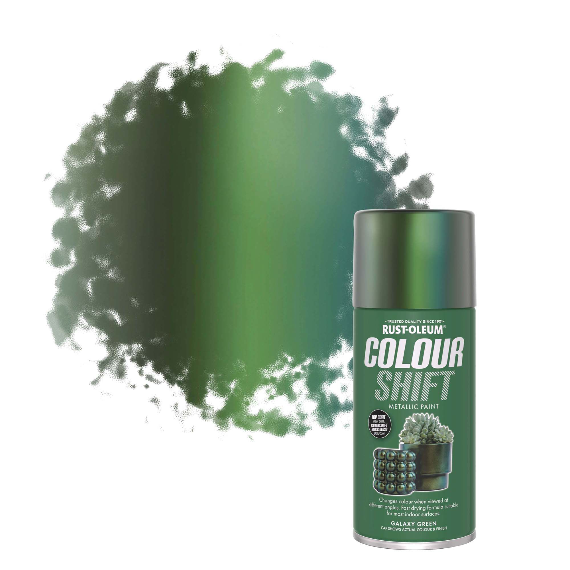 Rustoleum metallic store green spray paint