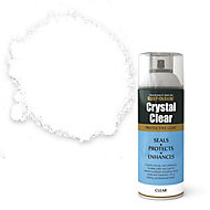 Rust-Oleum Crystal clear Clear Matt Lacquer Spray paint, 400ml