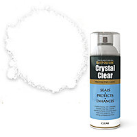 Rust-Oleum Crystal Clear Semi-gloss Lacquer Spray paint, 400ml