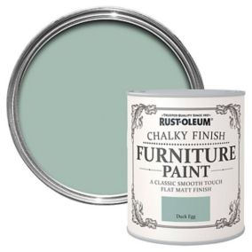 Rust-Oleum Duck egg Chalky effect Matt Furniture paint, 125ml
