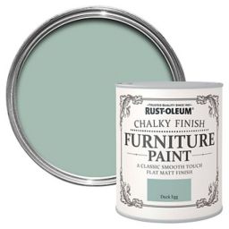 Rust-Oleum Duck egg Chalky effect Matt Furniture paint, 750ml