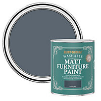 Rust-Oleum Evening Blue Matt Furniture paint, 750ml