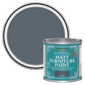 Rust-Oleum Evening Blue Matt Multi-room Furniture paint, 125ml