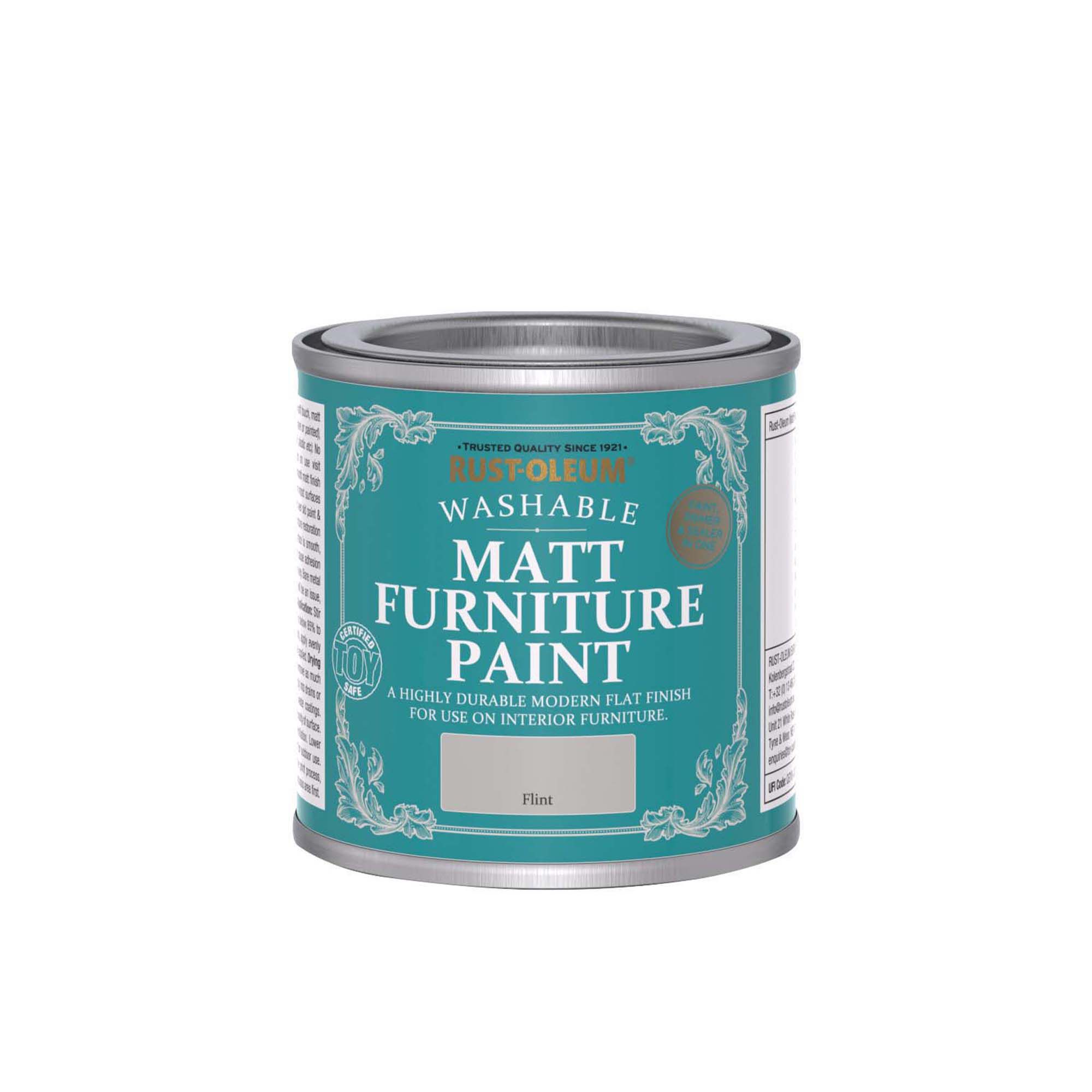 Rust-Oleum Flint Matt Furniture paint, 125ml