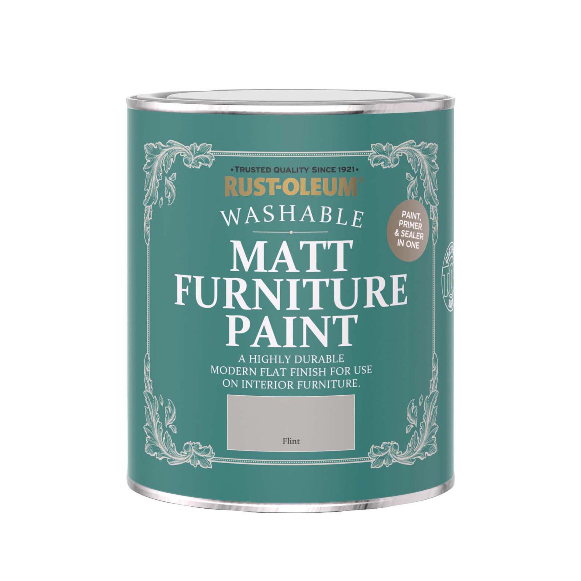 Rust-Oleum Flint Matt Furniture paint, 750ml