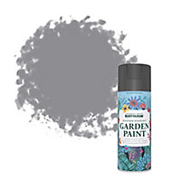 Rust-Oleum Garden Paint Anthracite Matt Multi-surface Garden Paint, 400ml Spray can