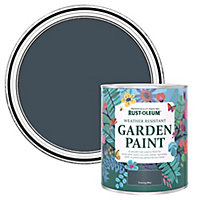 Rust-Oleum Garden Paint Evening Blue Matt Multi-surface Garden Paint, 750ml Tin