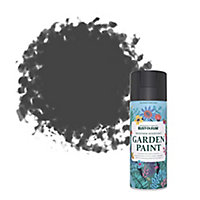 Rust-Oleum Garden Paint Natural Charcoal Matt Multi-surface Garden Paint, 400ml Spray can