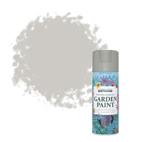 Rust-Oleum Garden Paint Winter Grey Matt Multi-surface Garden Paint, 400ml Spray can
