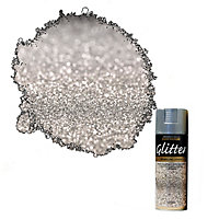Rust-Oleum Glitter Silver glitter effect Multi-surface Spray paint, 400ml