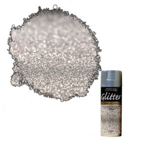 Rust-Oleum Glitter Silver glitter effect Multi-surface Spray paint, 400ml