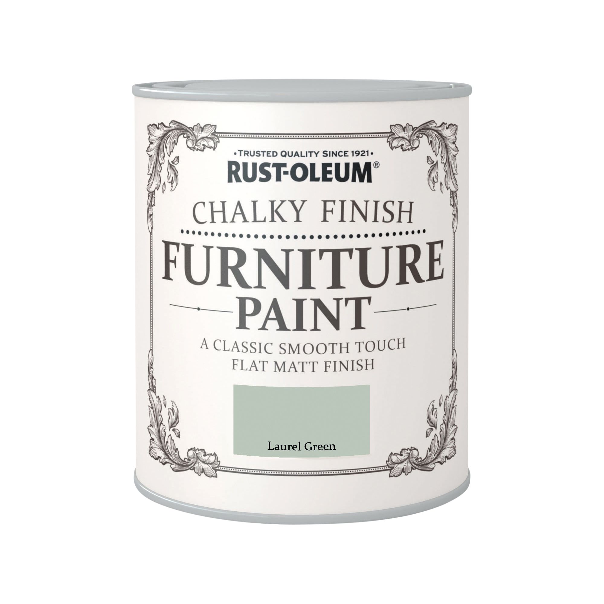 Rust-Oleum Laurel green Flat matt Furniture paint, 125ml