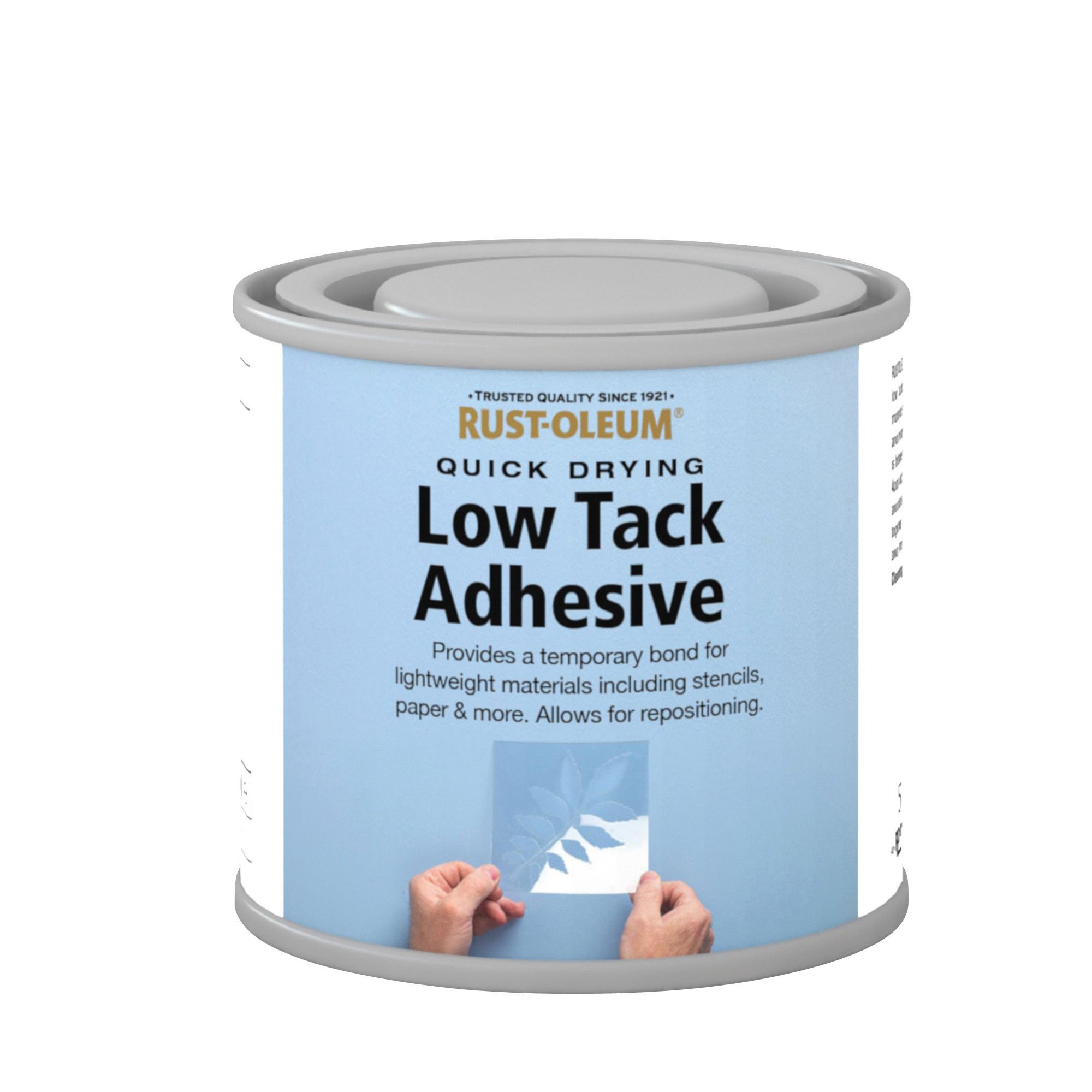 Rust-Oleum Low tack Clear Adhesive, Volume 125ml