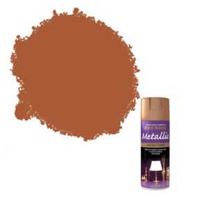 Rust-Oleum Metallic Copper effect Multi-surface Spray paint, 400ml