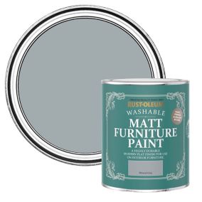 Rust-Oleum Mineral Grey Matt Furniture paint, 750ml