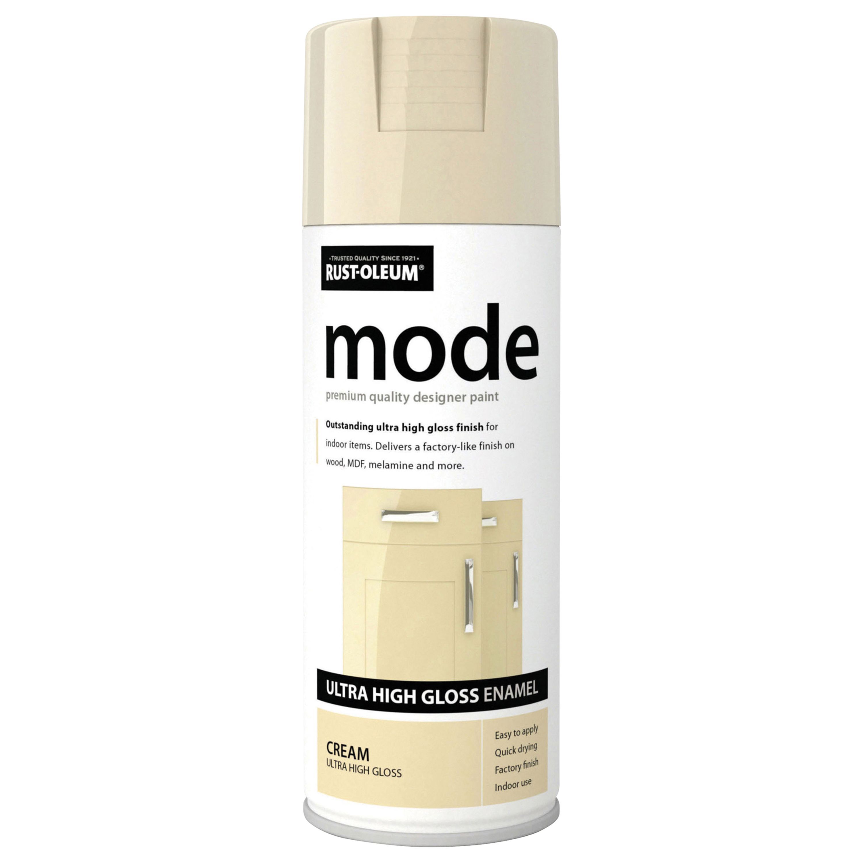 Rust-Oleum Mode Cream Gloss Multi-surface Spray paint, 400ml