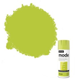 Rust-Oleum Mode Lime green Gloss Multi-surface Spray paint, 400ml