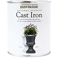 Rust-Oleum Natural effect Cast iron Matt Multi-surface Special effect paint, 250ml