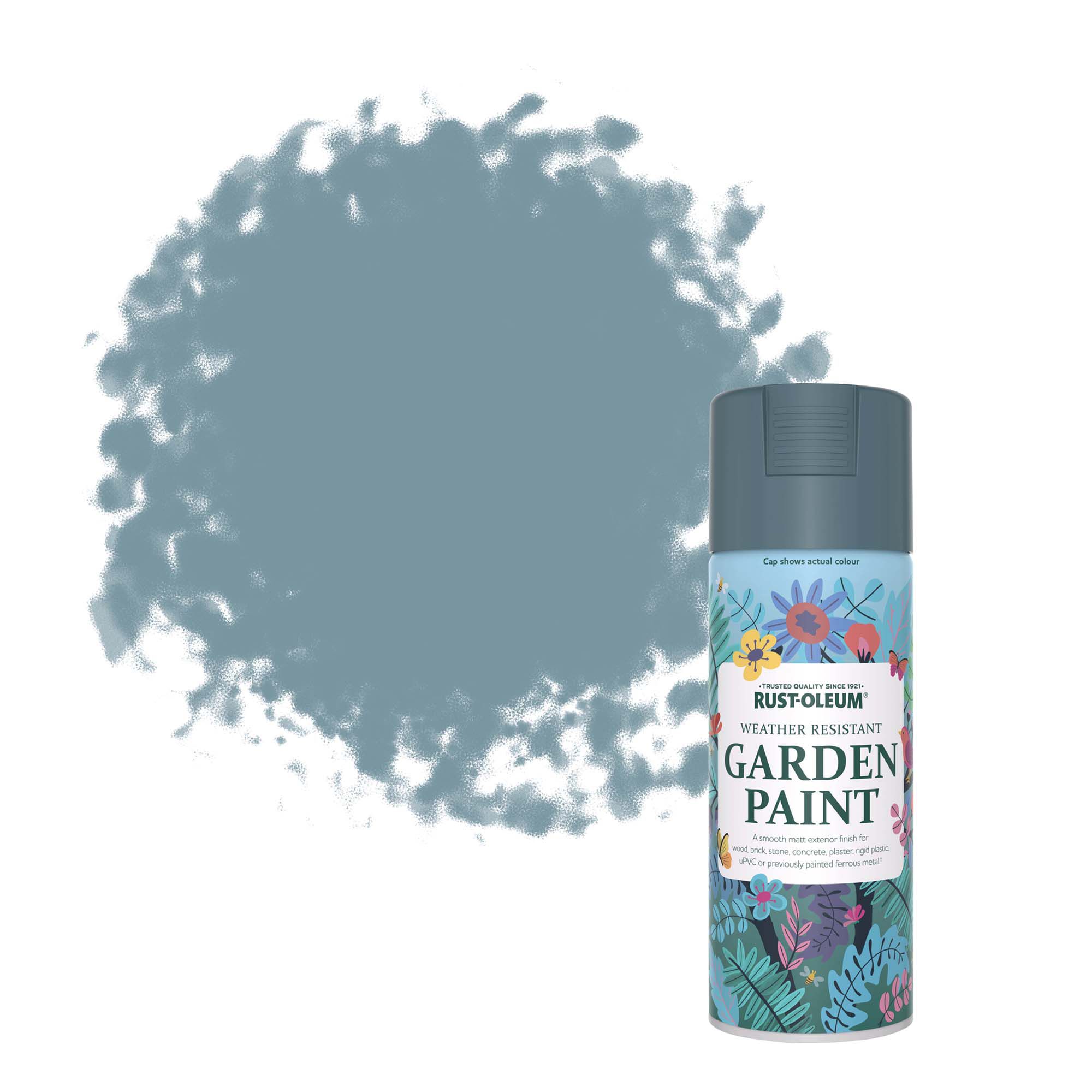 Rust-Oleum Pacific State Matt Multi-surface Exterior Topcoat Paint, 400ml Spray can