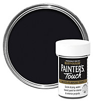 Rust-Oleum Painter's touch Black Matt Multi-surface paint, 20ml