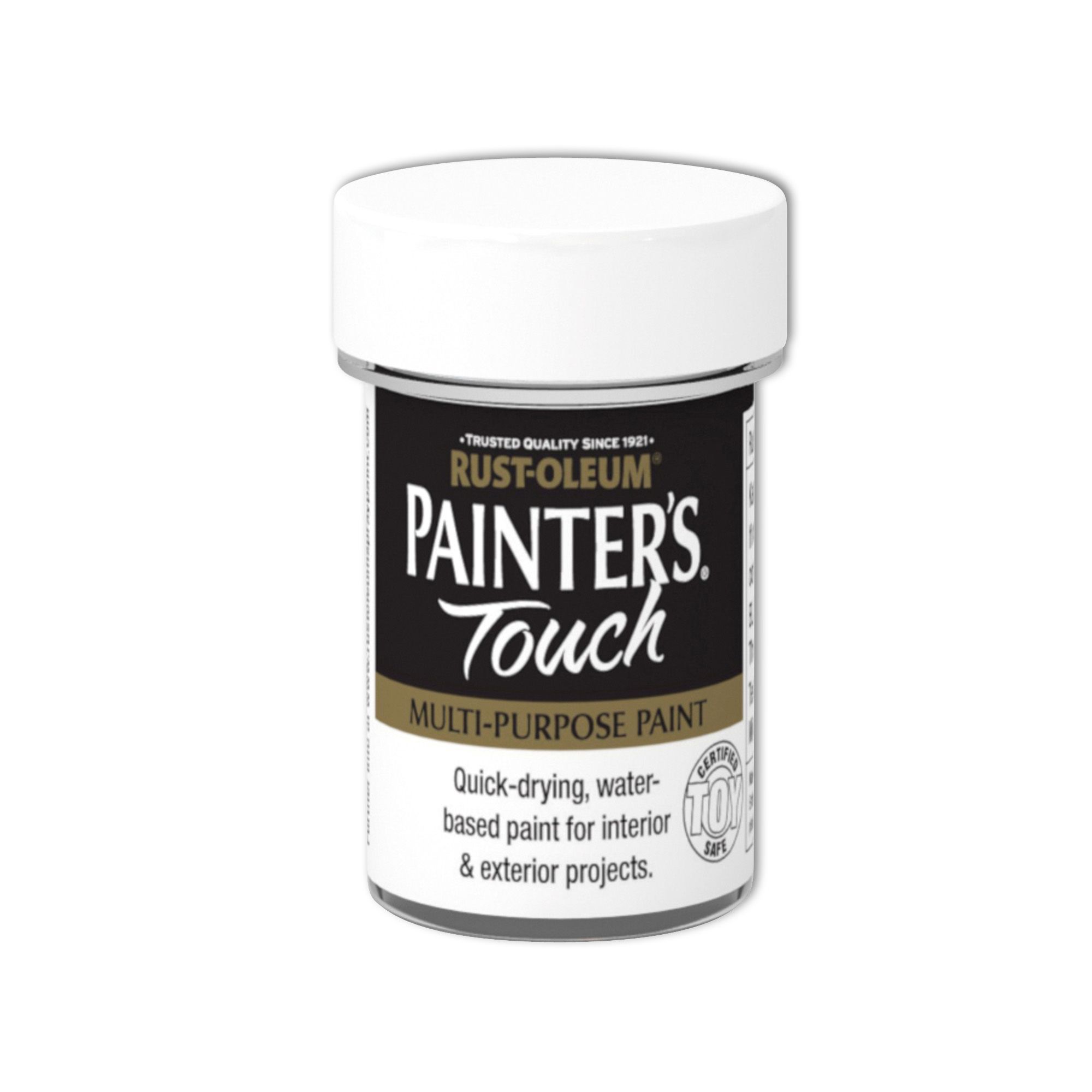 Rust-Oleum Painter's Touch Black Matt Multi-surface Decorative spray paint,  400ml
