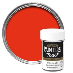 Rust-Oleum Painter's touch Bright orange Gloss Multi-surface paint, 20ml