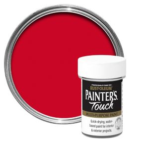 Rust-Oleum Painter's touch Bright red Gloss Multi-surface paint, 20ml