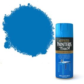 Rust-Oleum Painter's touch Brilliant blue Gloss Multi-surface Decorative spray paint, 400ml
