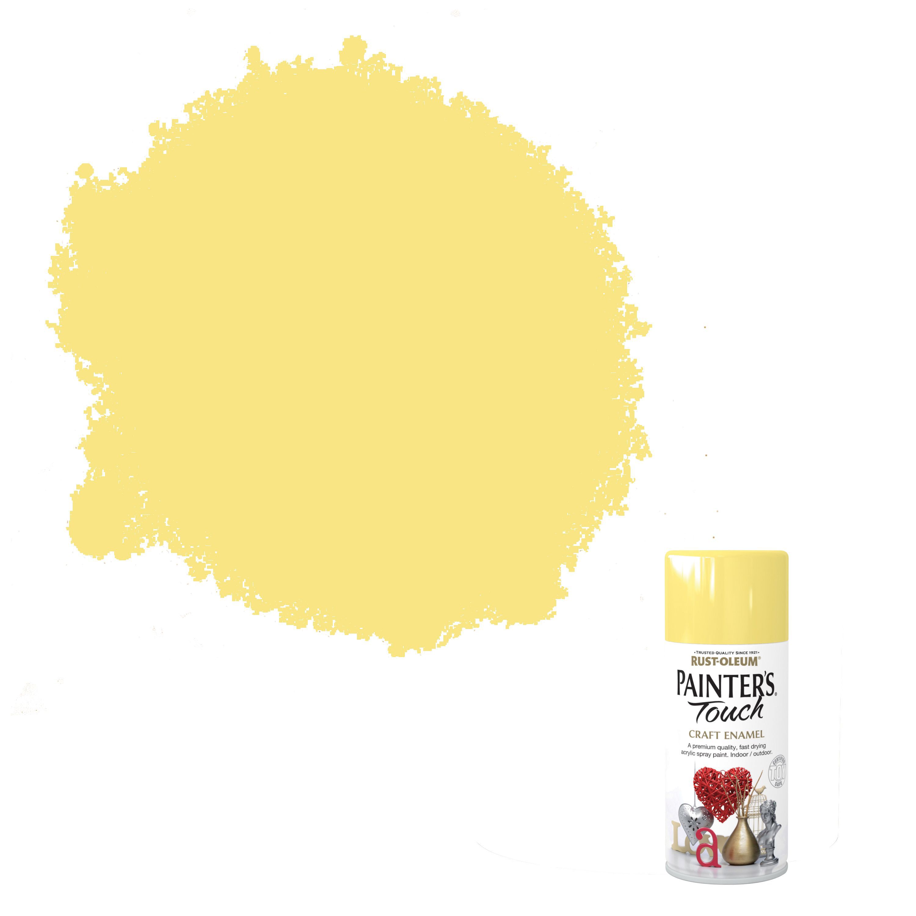 Buy RustOleum Painter's Touch Buttercup yellow Gloss Multisurface Decorative spray paint