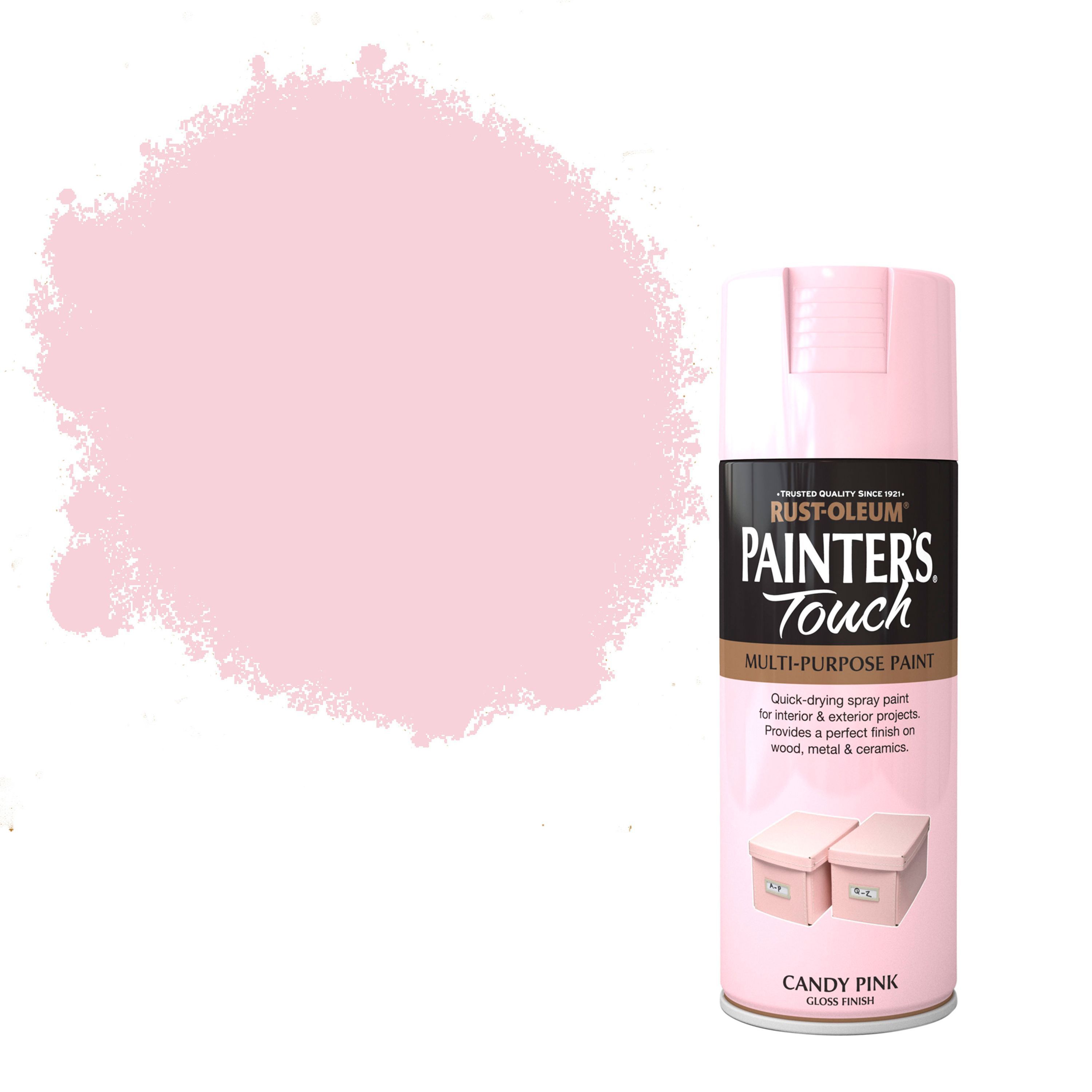 Rust-Oleum Painter's Touch Candy pink Gloss Multi-surface