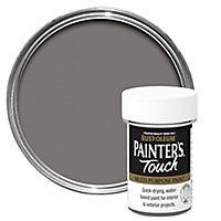 Rust-Oleum Painter's touch Dark grey Gloss Multi-surface paint, 20ml