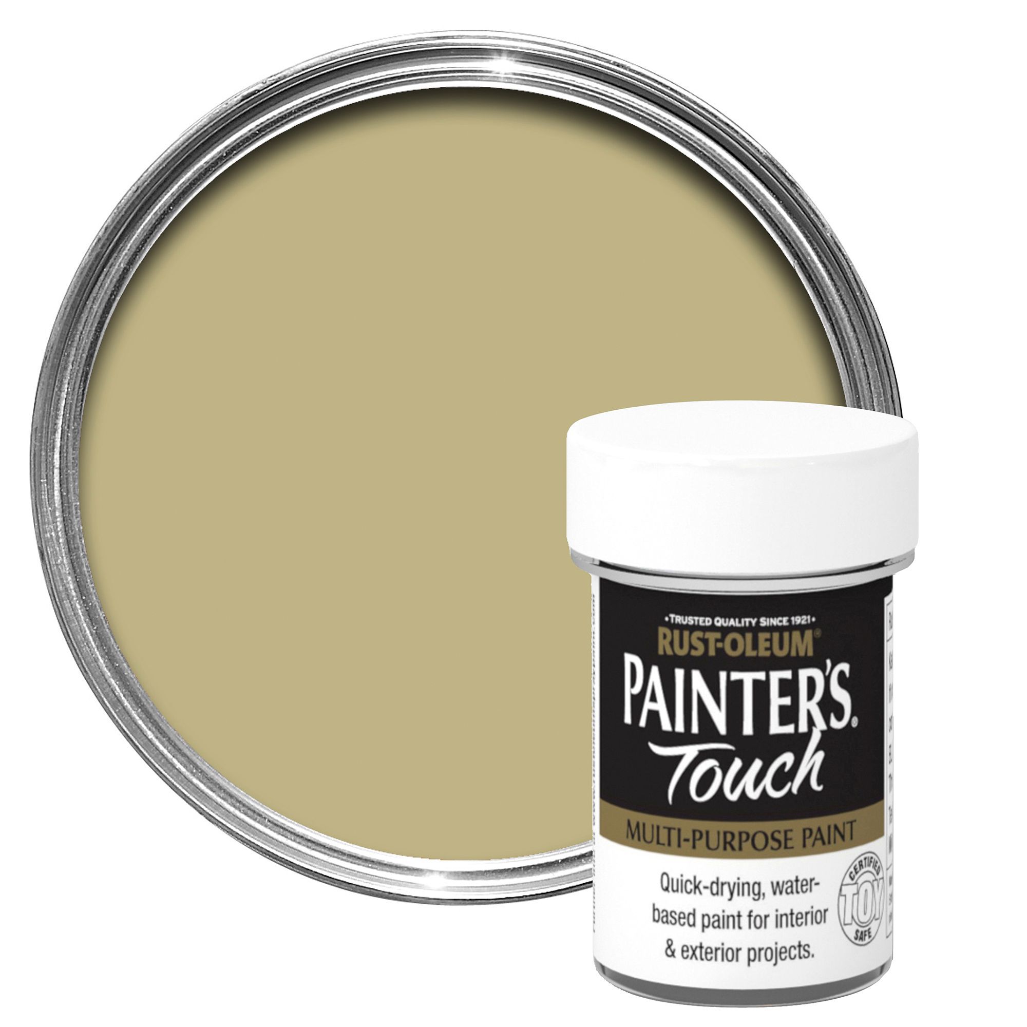 Rust-Oleum Painter's touch Gold effect Multi-surface paint, 20ml