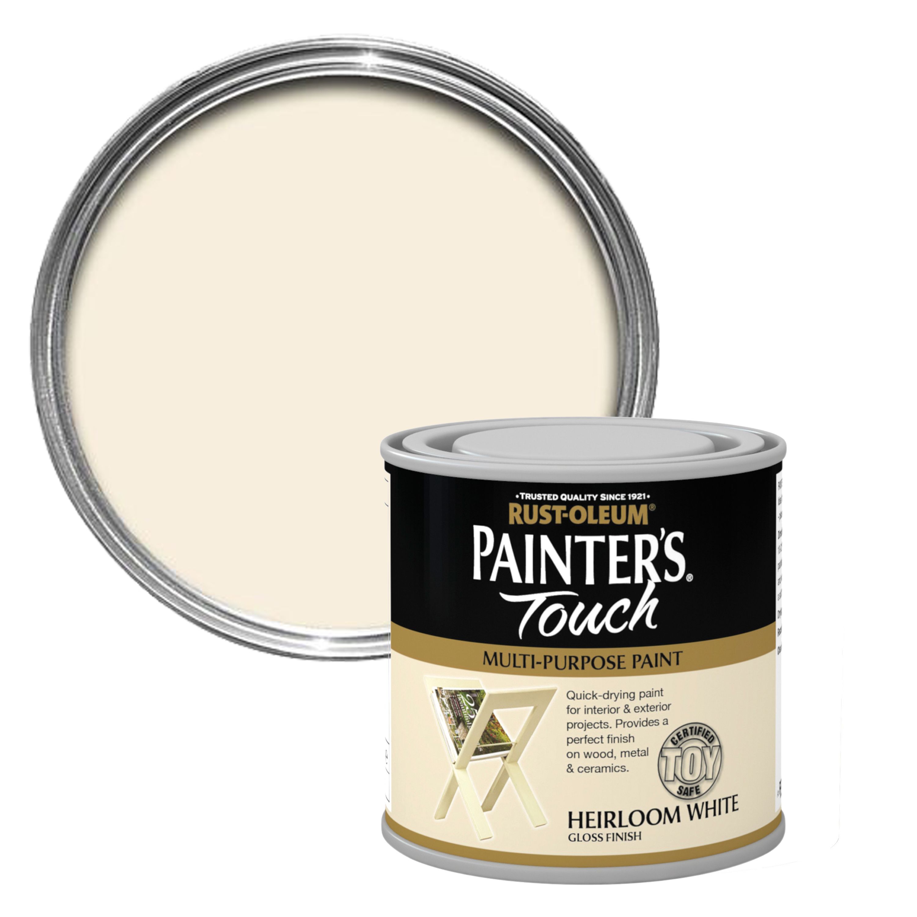 Rust-Oleum® Painters® Touch Gloss White Multi-Purpose Gloss Latex Paint, 1  qt - Fry's Food Stores