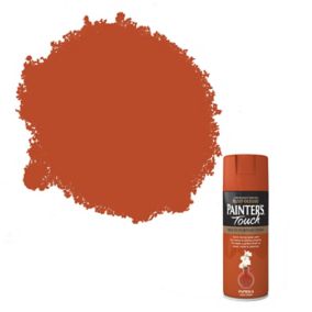 Rust-Oleum Painter's Touch Paprika Satinwood Multi-surface Decorative spray paint, 400ml