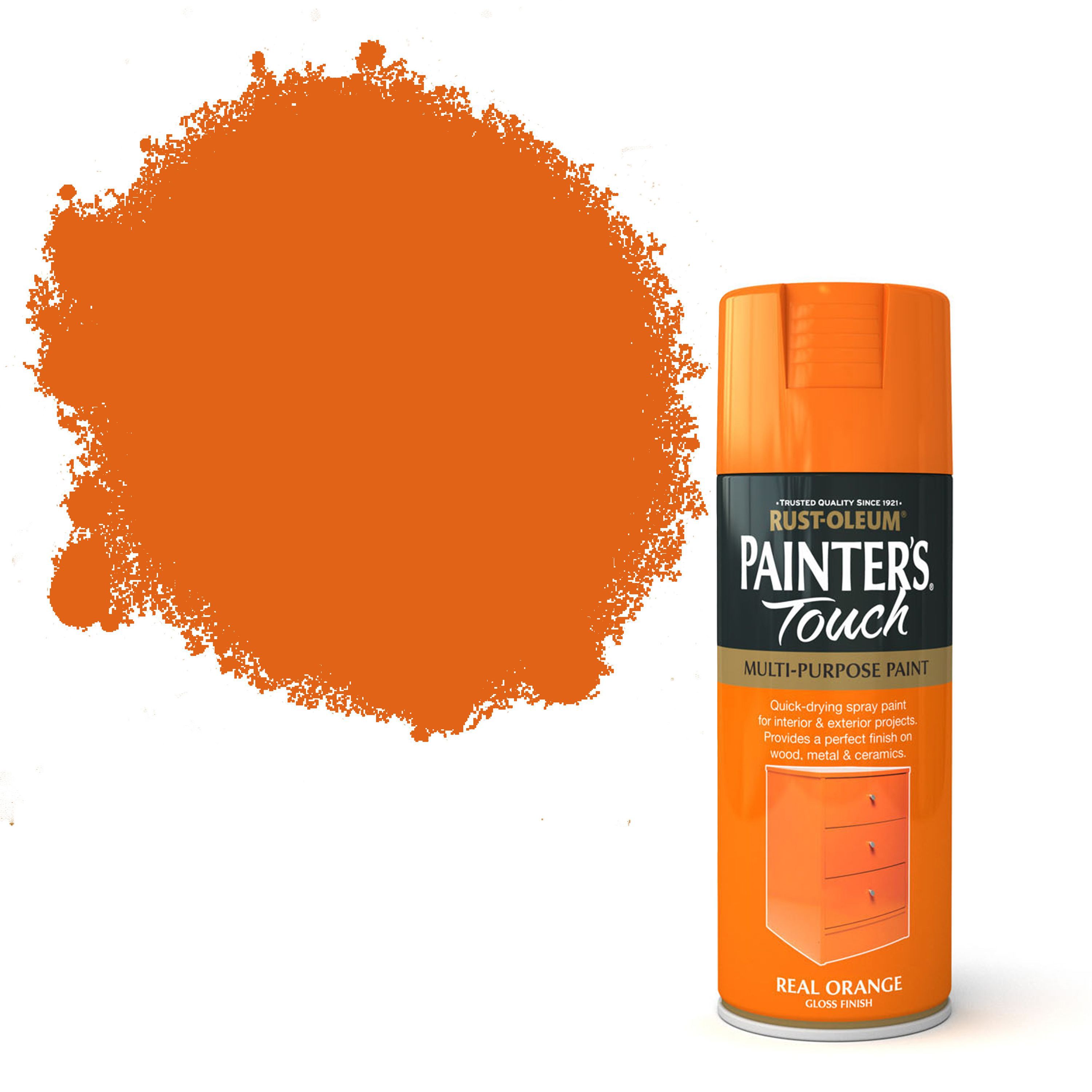 Rust Oleum Painter s Touch Real orange Gloss Multi surface