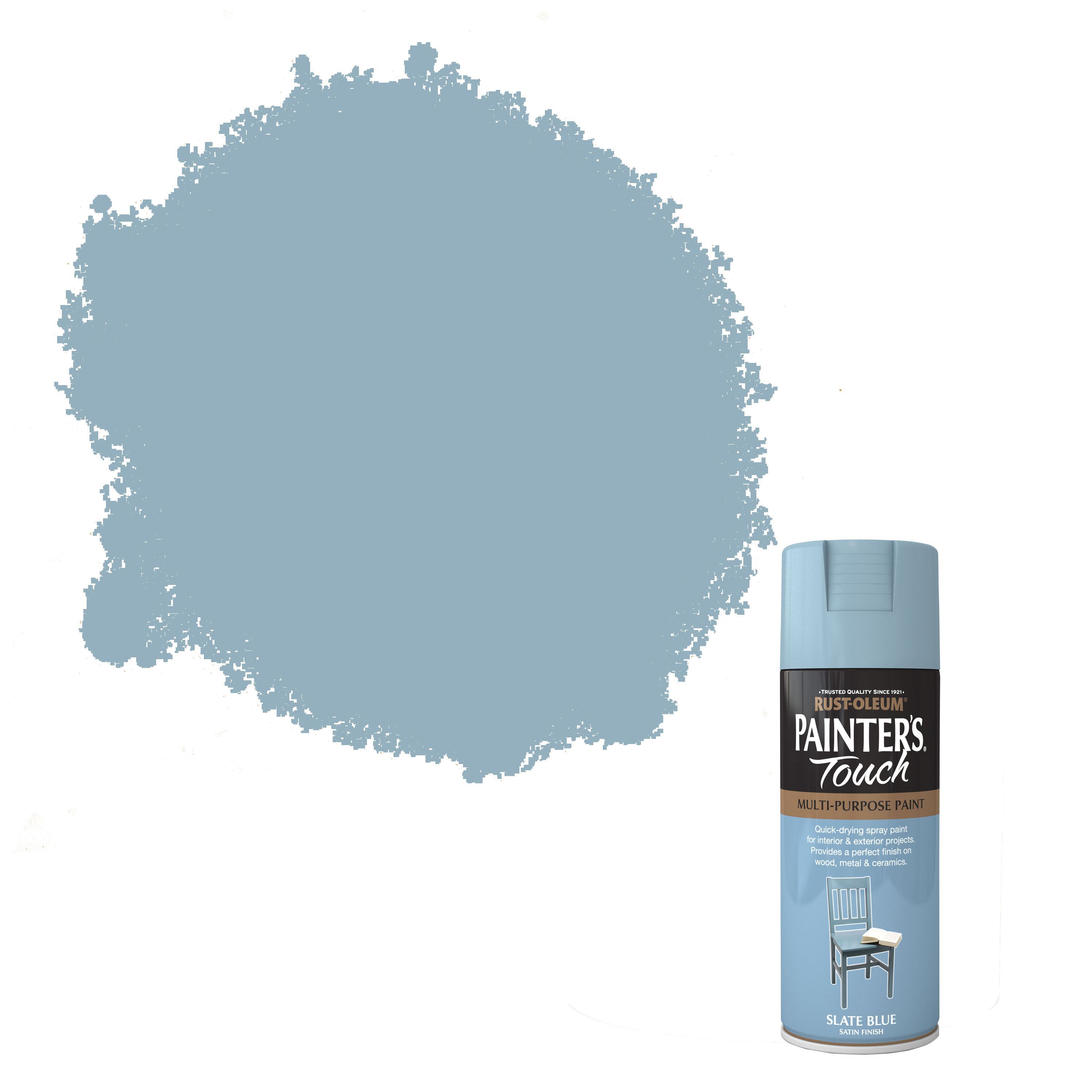 Rust-Oleum Painter's Touch Slate blue Satinwood Multi-surface