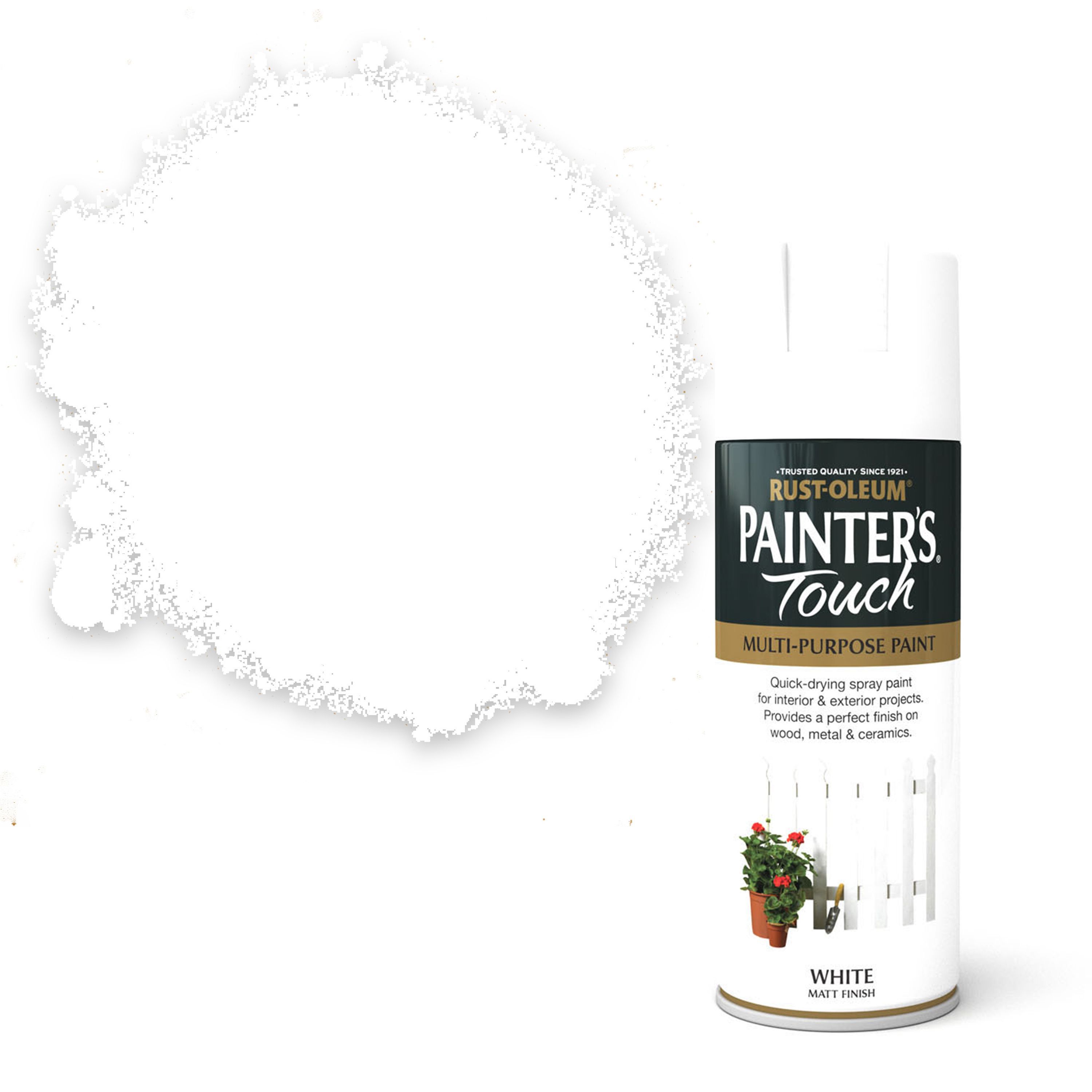 Rust-Oleum Painter's Touch White Matt Multi-surface Decorative