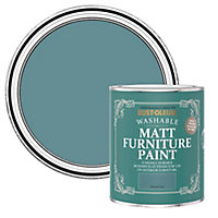 Rust-Oleum Peacock Suit Matt Furniture paint, 750ml