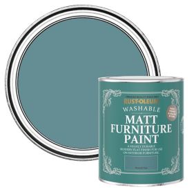 Rust-Oleum Peacock Suit Matt Multi-room Furniture paint, 750ml