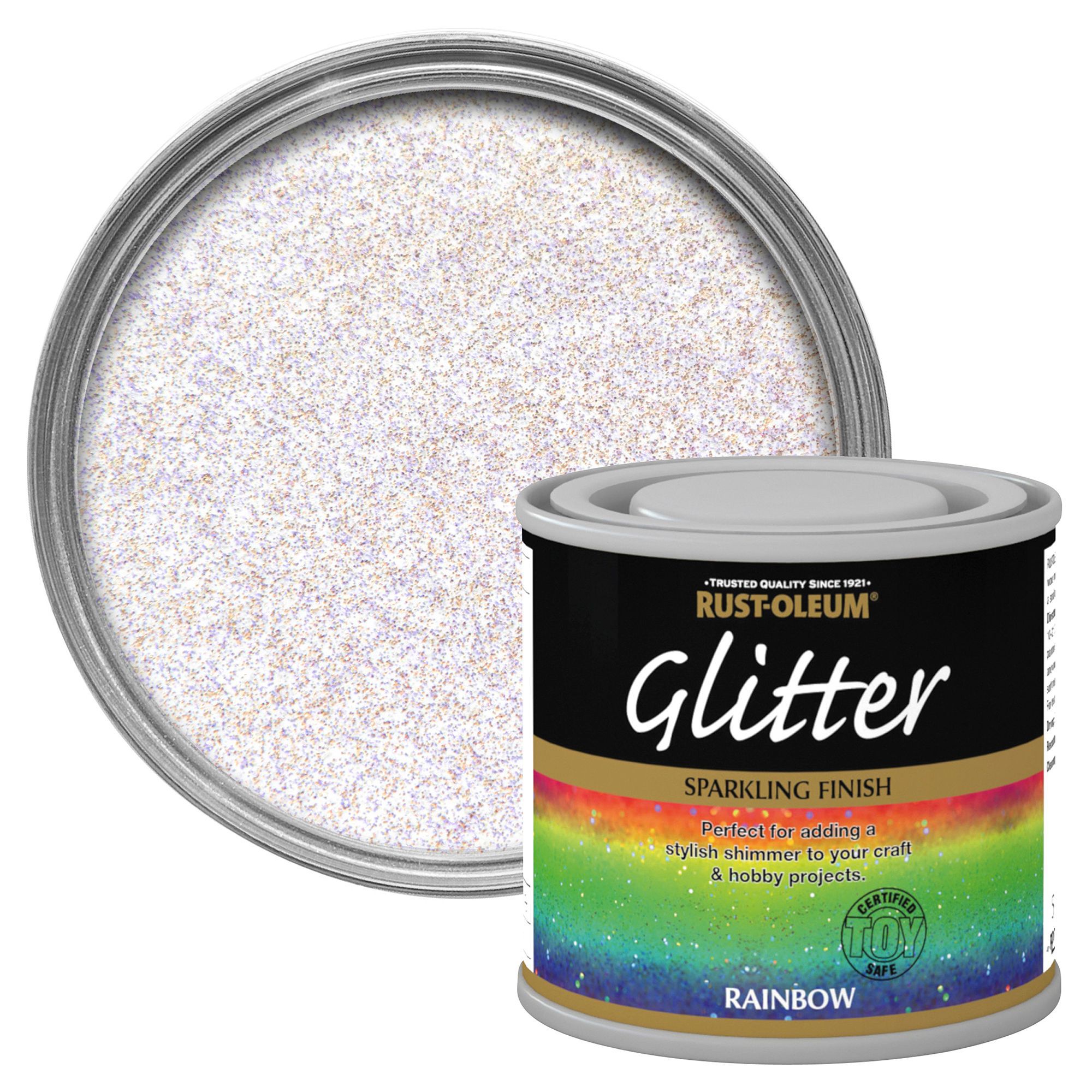 Rustoleum clear glitter paint store