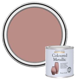 Rust-Oleum Rose Gold Metallic effect Mid sheen Multi-surface Topcoat Special effect paint, 250ml