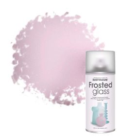 Rust-Oleum Rose Matt Frosted glass effect Topcoat Spray paint, 150ml