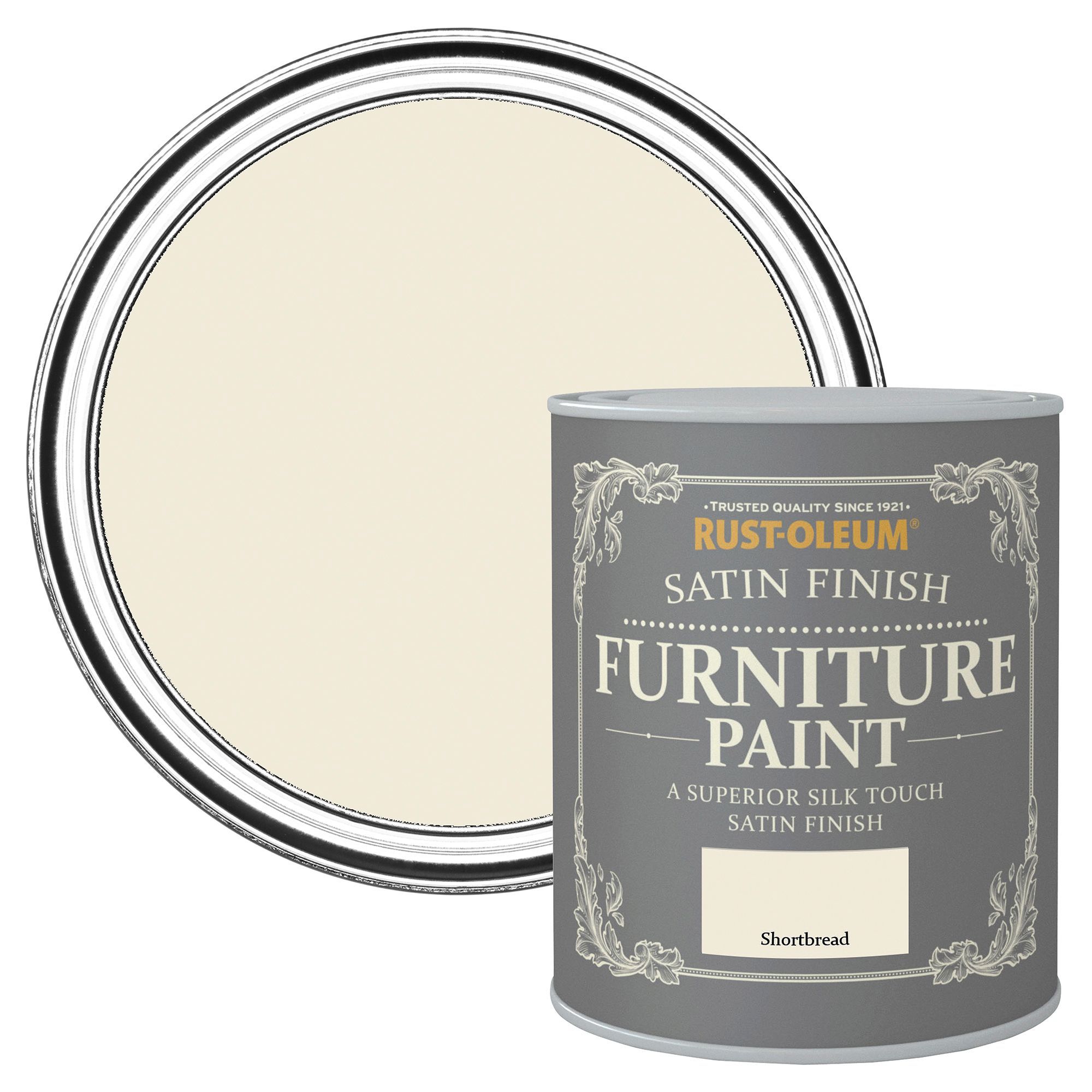 Rust-Oleum Shortbread Satinwood Furniture paint, 750ml