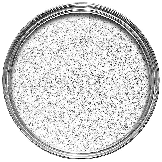 Rust Oleum Silver Glitter Effect Gloss Multi Surface Special Paint 125ml Diy At B Q - White Glitter Paint For Walls Dulux