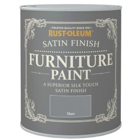 Rust-Oleum Slate Satin Furniture paint, 750ml