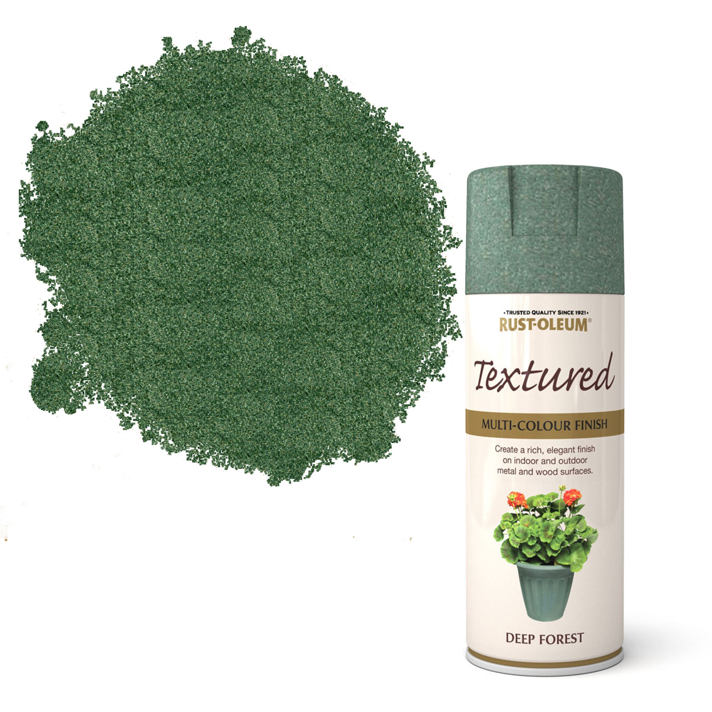 Rust-Oleum Stone Deep Forest Textured Effect Multi-surface Spray Paint ...