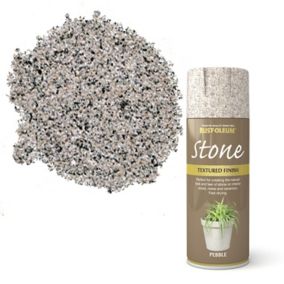 Rust-Oleum Stone Pebble Textured effect Multi-surface Spray paint, 400ml