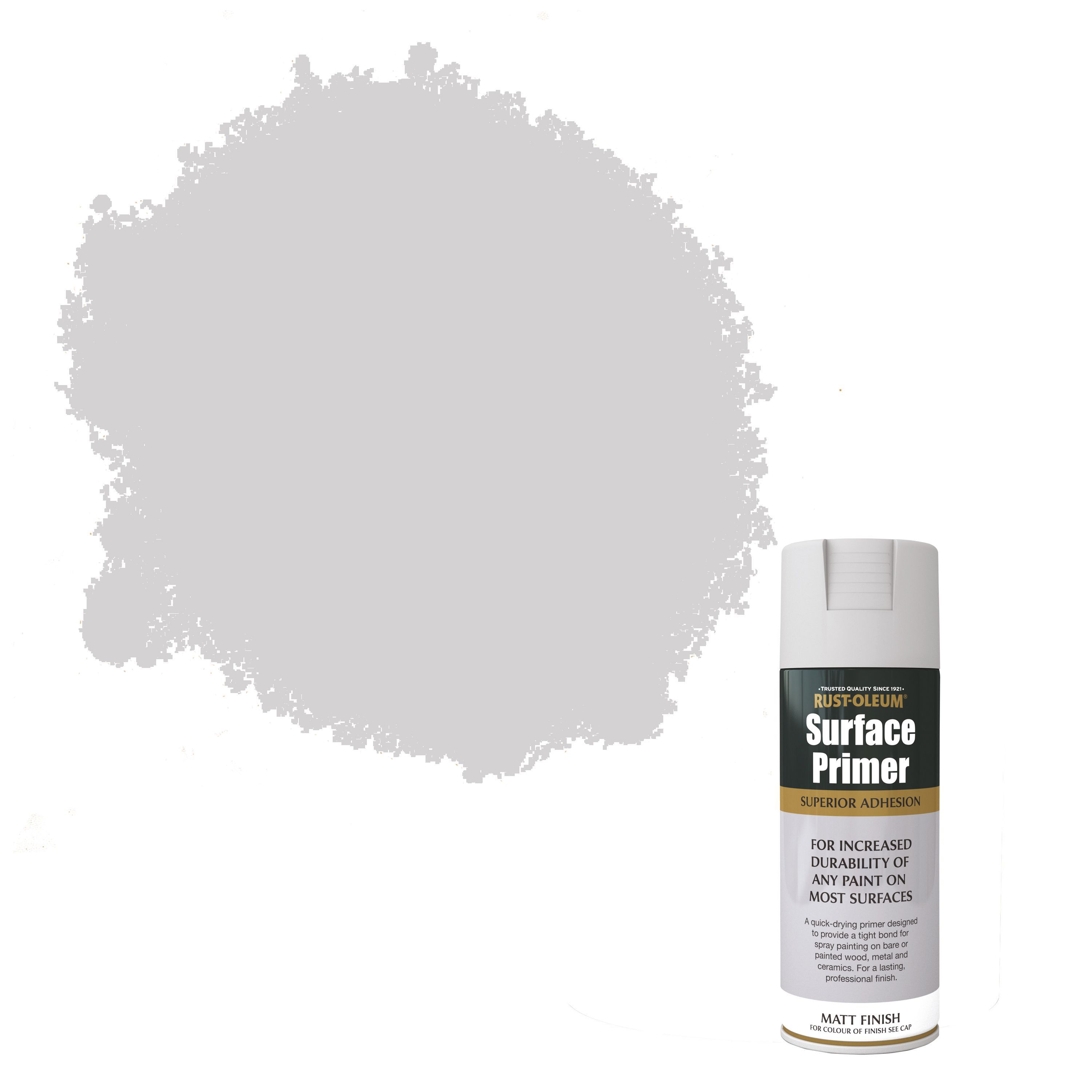 400ML Grey Primer Spray Paint Metal, Plastic, Wood Interior & Exterior Top  Coat